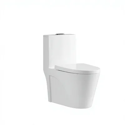 High-temperature One-piece Ceramic Toilet Triple-thick Glazed Finish Dual-flush Modern Minimalist Design for Universal Home