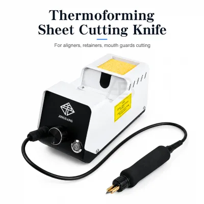 Electric Dental Thermoforming Sheet Cutting Knife Orthodontic Aligners Retainers Mouthguard Cutter Trimmer Knife