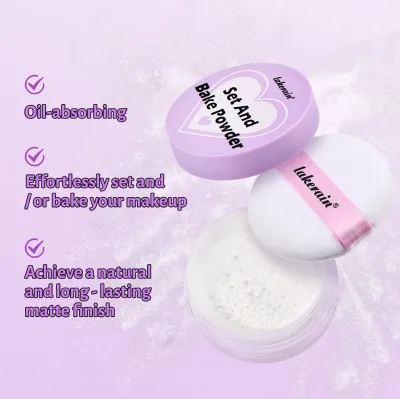 Setting Powder Waterproof Sweat Resistant And Oil Resistant Makeup Powder Setting Powder Natural And Long-lasting Matte Finish
