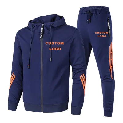 Latest Design Tech Fleece Casual Training Football Tracksuit American Standard Plus Size with Waterproof Zipper
