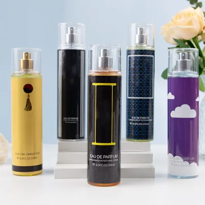 Dubai Arabic Fresh Scent Eau De Parfum Set Modern Style Long Lasting Fragrance Spray for Men Eco Friendly Body Lotion Hair