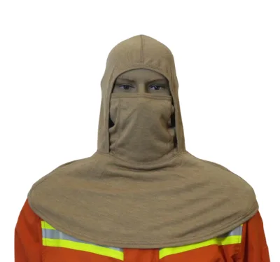 EN13911 OBM Heat-Resistant Aramid Balaclava Fire Hood with Double Layers for Extreme Heat Comprehensive Head&Neck Protection