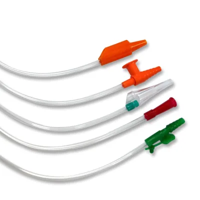 Medical Consumables 16FR Size Disposable Sterile Closed Endotracheal Suction Catheter With Stop Valve