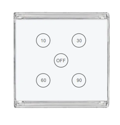 2000W Smart Glass Screen Touch Switch with Timer Control High Quality 1 Load Delay off and OEM ODM Services
