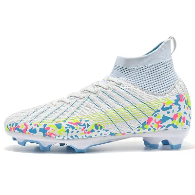Factory Supplier Hot Selling New Arrival Cheap PVC & TPU Winter/Summer Football Boots Soccer Shoes with Cotton Lining for Men