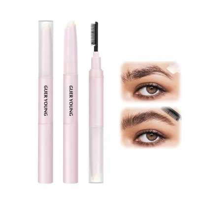 Lady Make-up Improve Eyebrow Transparent Long Lasting Brow Wax to Create Delicate Eyebrow