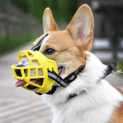 Cross-border Bestseller Plastic Dog Muzzlebite-proof Prevents Scavenging Excessive Barking Allows Drinking Water for Mastiffs