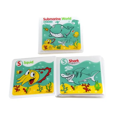 2026 Hot Safety Early Educational Quiet Book Bath Cloth Book Soft Fabric Book Toy for Baby