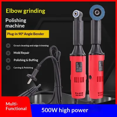 90-degree Electric Elbow Grinding Machine Polishing Machine Engraving Machine 500W 60mm Wheel for Tile Joint Sealing Cleaning