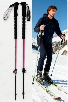 High Performance Adjustable Alpine Ski Poles