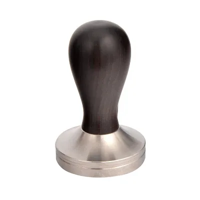 Wholesale 51 mm Automatic Coffee Tamper Black Wood Tampers