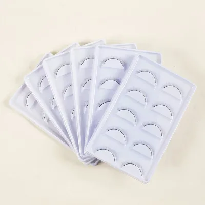 Wholesale 5 Pairs Training Lashes for Beginner False Eyelash Extension Practice Mink Lashes Full Strip Eyelashes Exercise