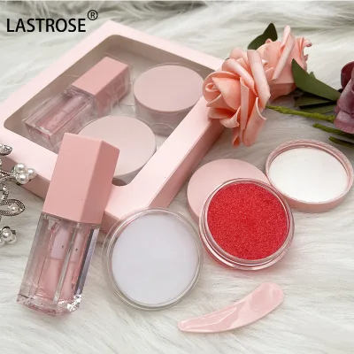 2024 New Private Label Lip Mask Scrub Kit Vegan and Lip Oil Set Long Lasting Lipgloss Kits Cosmetic With Lip Care Set