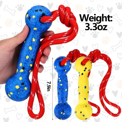 Floating Classic Dog Toys E-TPU Fetching Rope Toy Small Medium Large Pet Bumper Shape Indestructible Interactive Toys