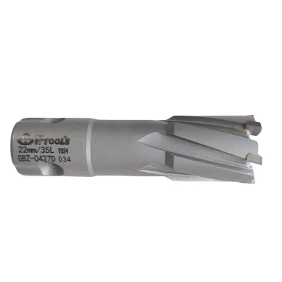 Factory Price 50mm Cutting Depth TCT Rail Annular Broach Cutter with Weldon Shank for Rail Cutting
