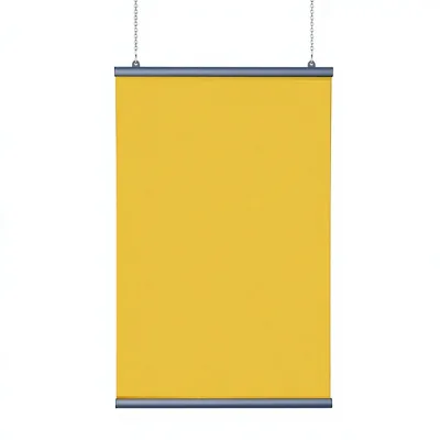 HOOKEI LY Aluminum Advertiser Stand Banner Hanger System Magnetic Holder for Hanging From Ceilings Windows