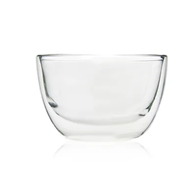 Handmade Elegant Modern Solid Polished Glass Salad Bowl Lightweight Heat Resistant Home Use Back to School Serving Bowl