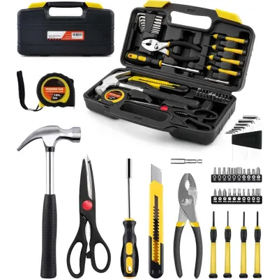 40-Piece Tool Set General Hand Tool Set Household Hand Tool Kit Small Tool Kit for Home with Plastic Toolbox Storage Case