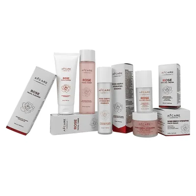 Korean Skincare Products Skin Care Set Cruelty-free Moisturizer & Soothing and Squalane & Rose Skin Care Set for Dry Skin