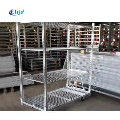 Agriculture Used Metal Steel Cart   Galvanized Steel Farming Transport Growing Storage Cart