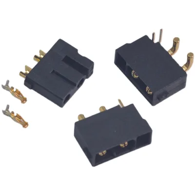 Original Amass XT30PB (2+2) - M/F Male Female Connector XT30PW (2+2) - M Bending Foot Power Aircraft Model Plug XT30(2+2)-F DDP