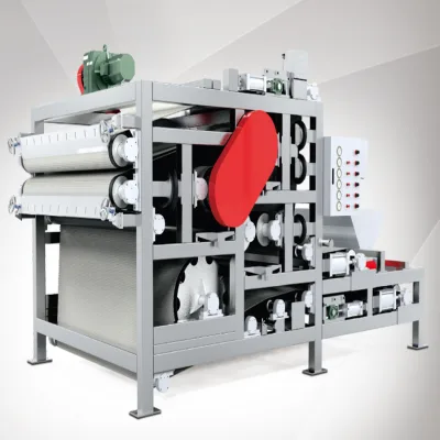 Sugarcane Bagasse Dewatering Press Tea Leaf Residue Hydraulic Belt Extracting Machine