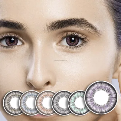 Customizable Soft Wedding Style Contact Lenses Lightweight High Oxygen Permeable Monthly Use Natural Color Small Batch