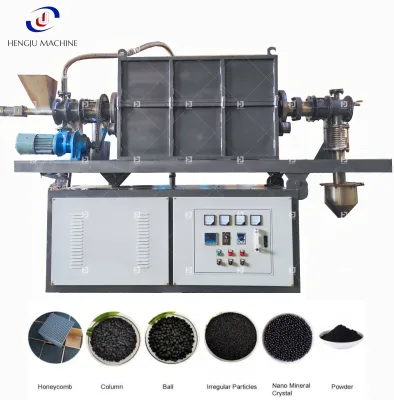 Energy Saving New Activated Carbon Making Machine Biomass Waste Carbonization Plant Motor Bearing Easy Operate HJ Brand for