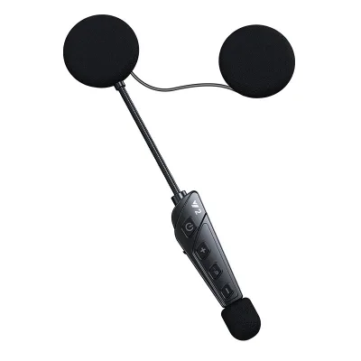 Y2 IPX-7 Waterproof Wireless 2 Riders Helmet Headset BT 6.0 Intercom Motorcycle with Digital Display & Volume Control 500M Range