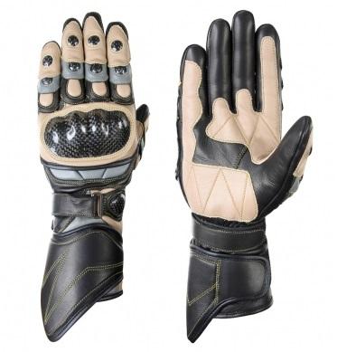 Custom Motorbike Leather Gloves Motor Cross Motorbike Cycling Waterproof Gloves for Motorcyclist