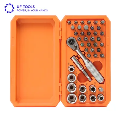 42pcs Sleeve Wrench Assembly Ratchet Wrench Set Car Motorcycle Bicycle Combination Repair Hand Tools Sleeve Socket Spanner Kit