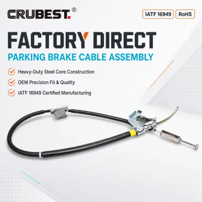 Factory Direct OEM 46420-0K041 Parking Brake Cable RR Rear for Toyota Hilux Vigo KUN25/26/35 2005-2016 IATF16949 Manufacturer