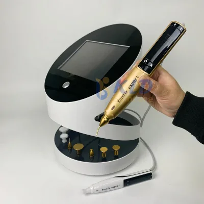 Spa Equipment Tool Gold Plasma Jet Face Lift Antiwrinkle Acne Solution Scalp Care Ozone Cold Plasma Pen