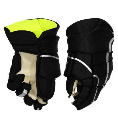 Cross-border Hockey Gloves 8 - 15 Youth Adults Professional-Grade Ice Hockey Gear Breathable Abrasion-Resistant Nylon Model