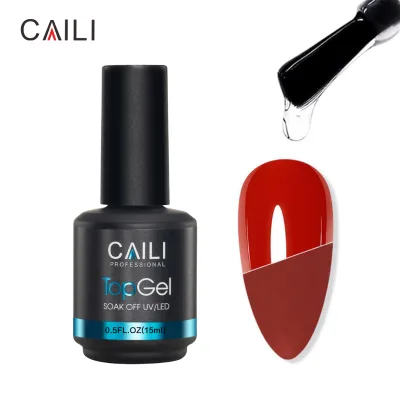 Super High Shining Uv Clean-Free Nail Polish Top Coat Gel Wholesale in Bulk