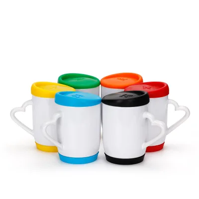 Sublimation Blank Silicon Cover Tea Cup Coffee Mug Water Bottle for Heat Transfer Diy Photo Print