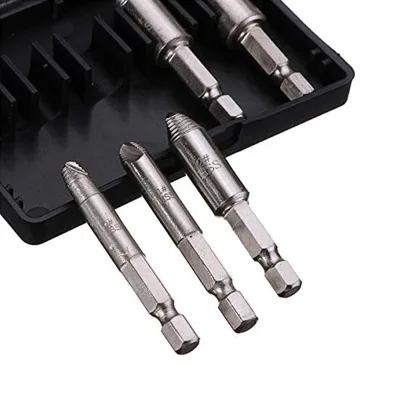 5pcs Hand Tools Screw Extractor Set Damaged Screw Extractor for Easy Removal