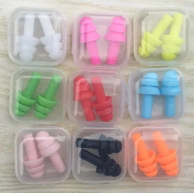 Noise Cancellation TPE Earplugs Safety Soft Comfortable Christmas Tree Shape Plastic Multiple Colors Working Studying Sleeping