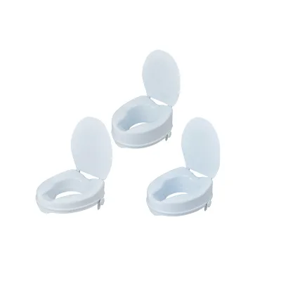 Portable Medical Plastic Toilet Seat Riser Standard Design for Elderly Disabled Elevated Chair for Bathroom Safety Equipment
