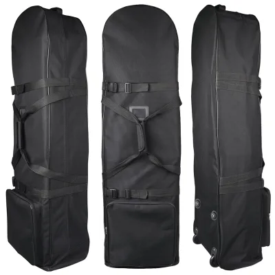 Outdoors Soft Golf Travel Bag With Wheels Golf Travel Case With Stabilizing Straps