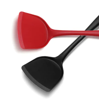 SILICA GEL Cooking SPATULA, One-piece Silica Gel Cooking Spatula High Temperature Silicone Gel Spatula