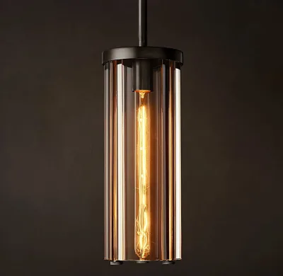 Vintage Filament Rectangular Industrial Style Chandelier Black Pendant Light Chandeliers and Suspensions