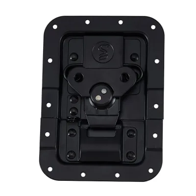 Flight Case Butterfly Catch Black  Recessed  Spring Loaded Butterfly Latches Parts