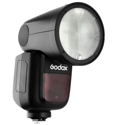 GODOX V1N Camera Flash Light On-Camera Flash Speedlite Light Round Head Portable Battery Studio Photography Flash Light