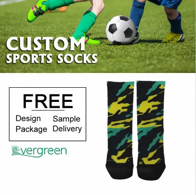 Wholesale Custom LOGO Crew Knitted Socks Quality Pilates Compression Gym Sport Socks OEM Bottom Cuff for Adults Children