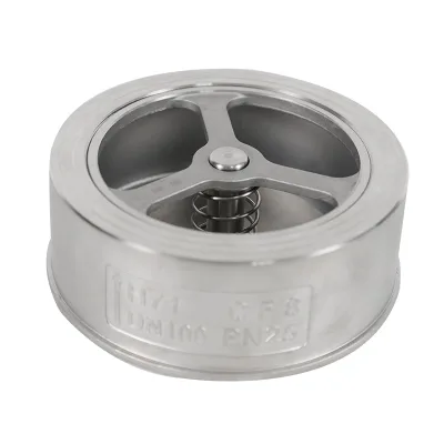 Anti-Backflow Check Valve H71w-16P Tap Water Gas Liquid Stainless Steel Cast Steel Clamp Check Valve Check Valve