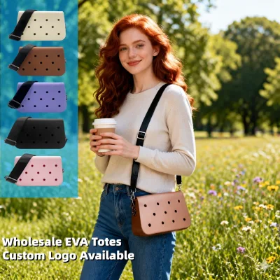 Custom Logo Mini EVA Perforated Purse Wholesale Multicolor Shoulder Strap Ladies Street Casual Daily Bag