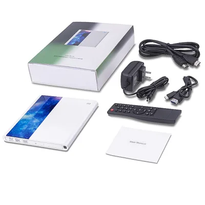 USB 3.0 Slim Portable External CD-RW Drive DVD-RW Burner Writer Player Optimal for Laptop PC Desktop Computer Optical Drives