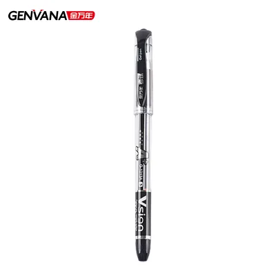 China Manufacturer GENVANA High Quality 0.5 Semi-needle Point Visible Ink Barrel Signature Pens School Office Supplies Wholesale