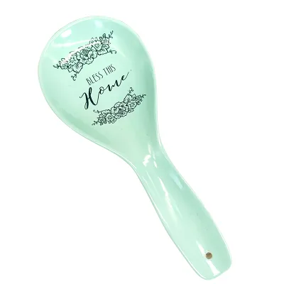 Custom Cooking Spoon Holder Kitchen Utensil Ceramic Spoon Rest